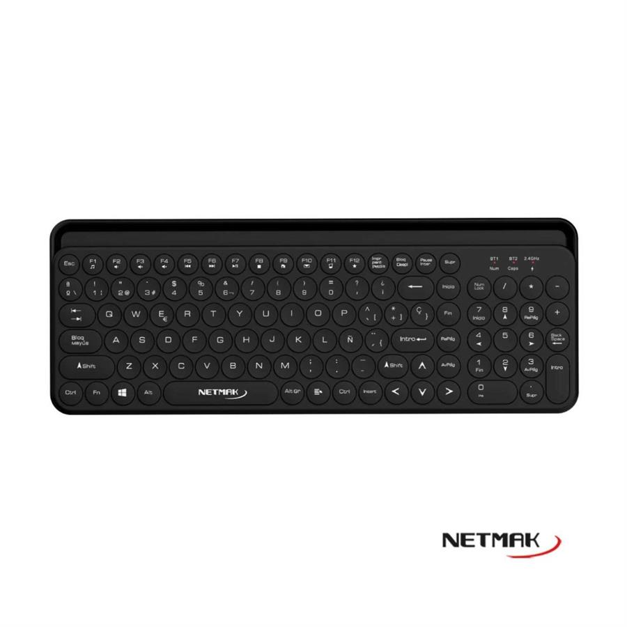 Teclado inalambrico Netmak NM-KB380-W