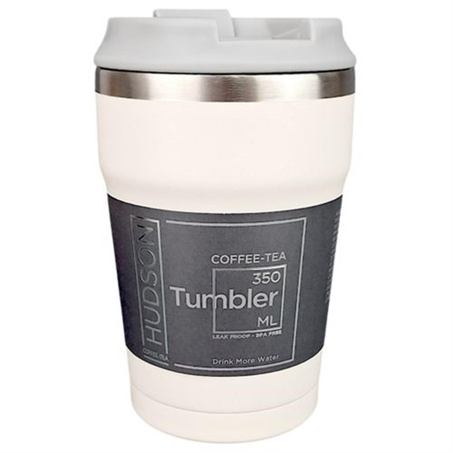 Vaso acero termico cafe 350ml crema HUDSON
