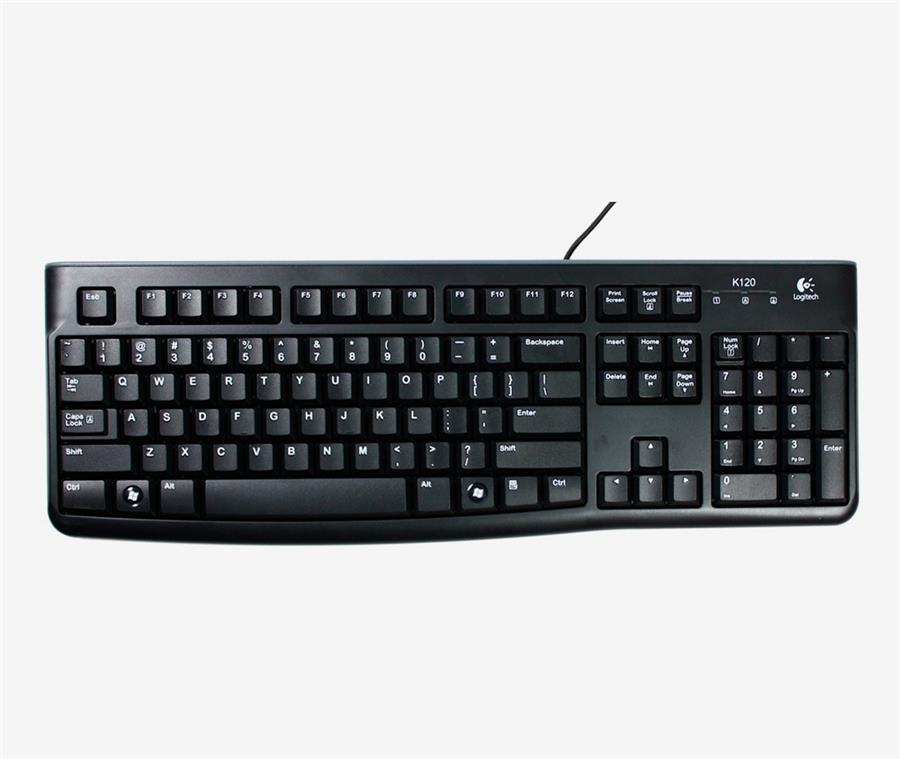Teclado Logitech K120 USB Negro