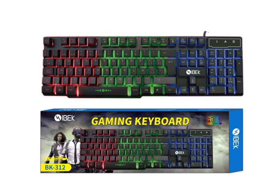 Teclado Ibek rgb BK-313