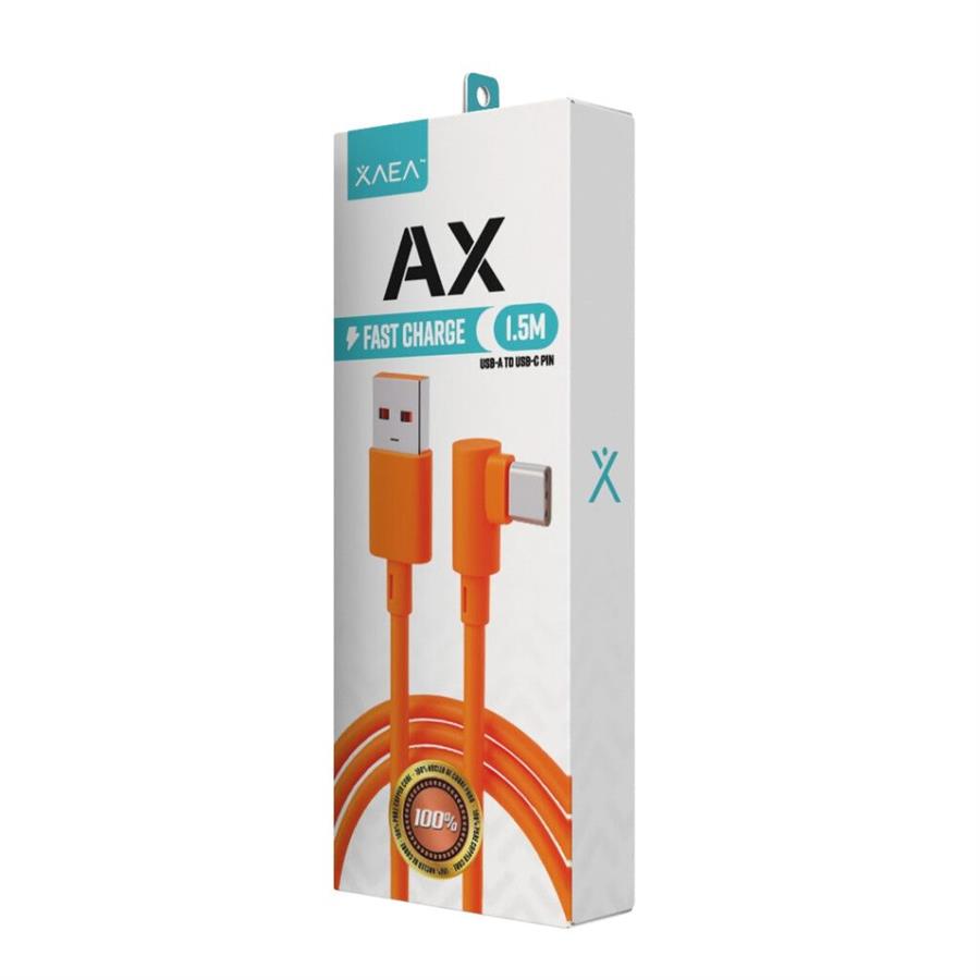 Cable USB a tipo C Xaea AX naranja