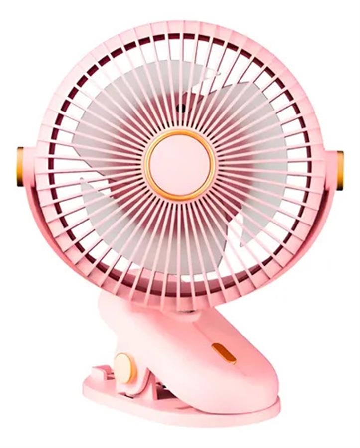 Ventilador tipo clip recargable