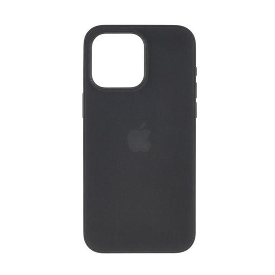 Funda silicone case iPhone 15 PRO MAX NEGRO