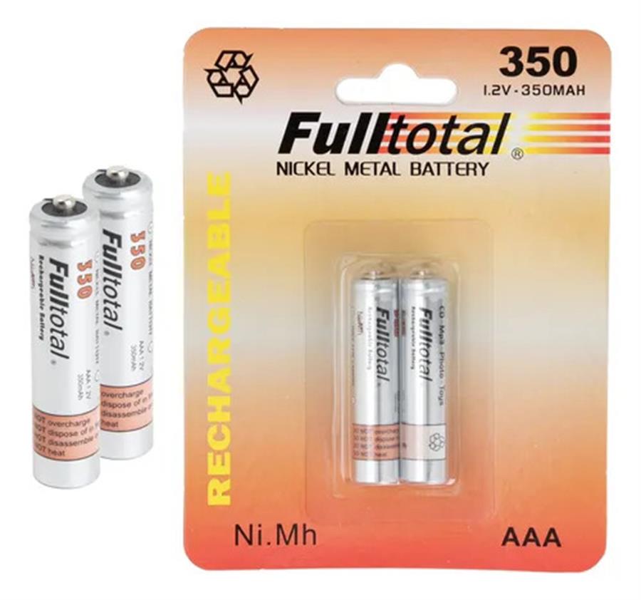 Blister de pila AAA FULLTOTAL 350 mAH