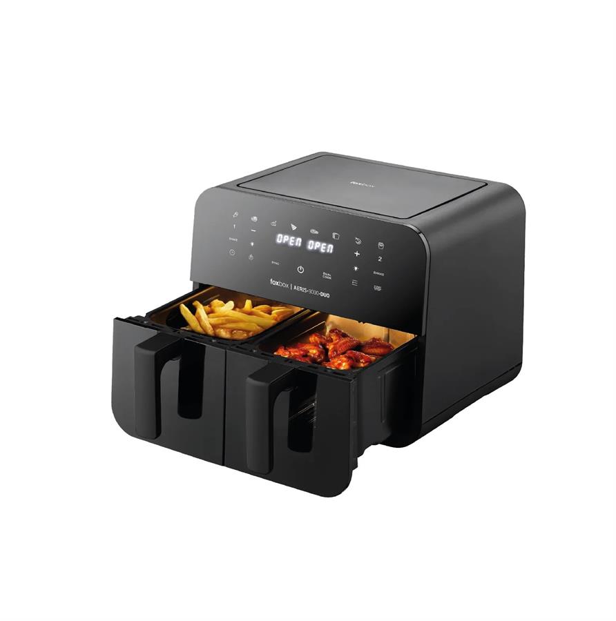 Freidora de aire FOXBOX GENUS AERIS-9000-DUO 9LT