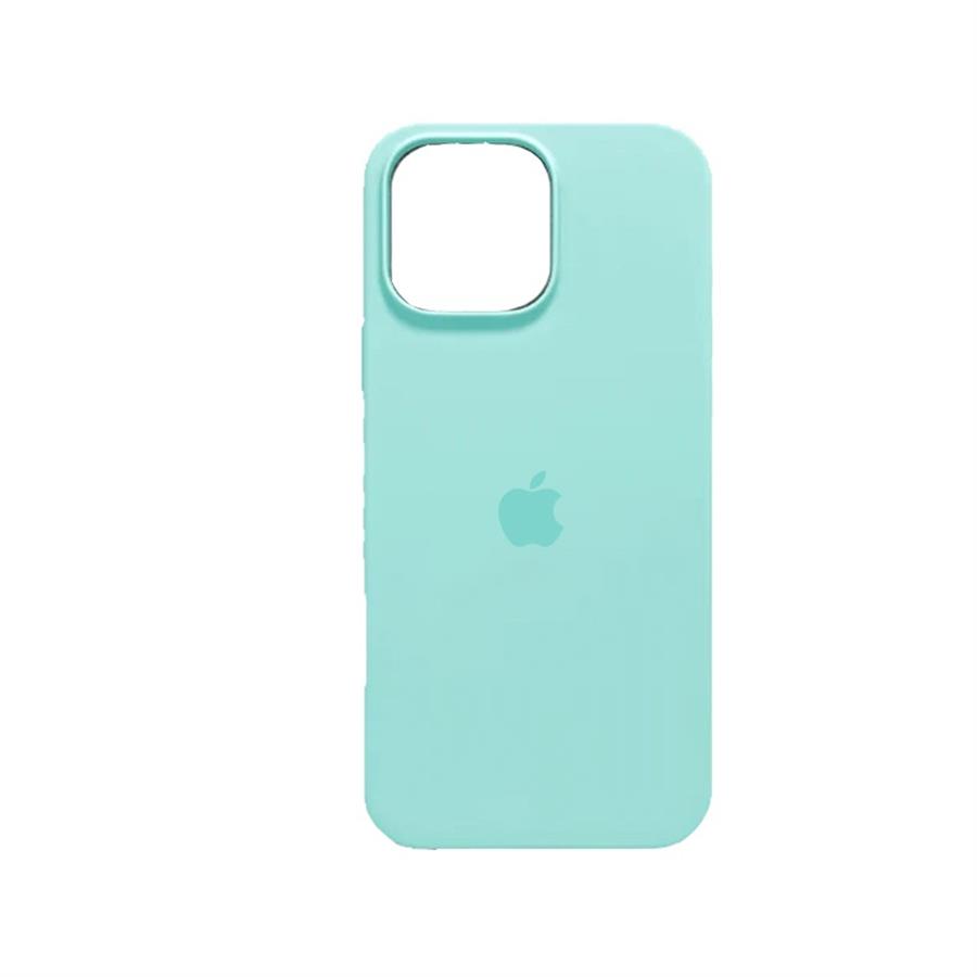 Funda silicone case iPhone 15 PRO MAX AQUA