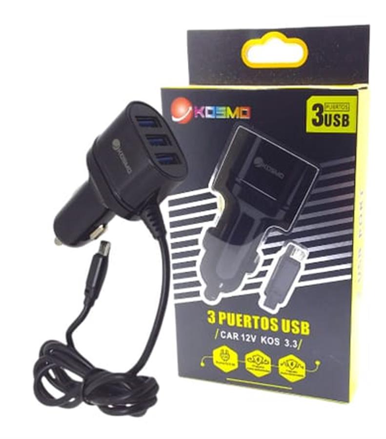 Cargador 12 volt Kosmo micro usb
